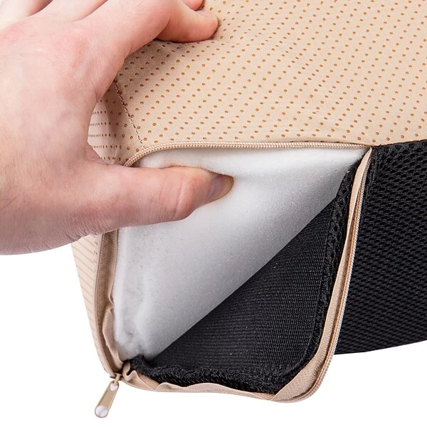 Mind Reader Harmony Collection Footrests, Black/Beige (FTCUSH-BLK) - Image 3