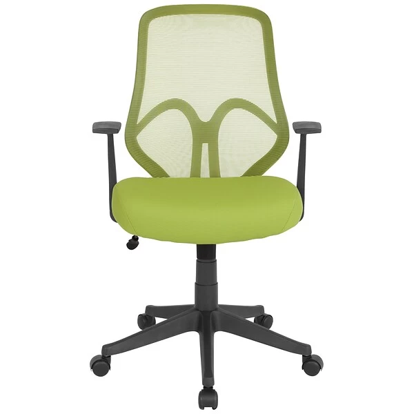 Flash Furniture Salerno Series Ergonomic Mesh Swivel High Back Office Chair, Green (GOWY193AAGN) - Image 5