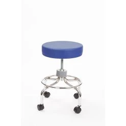 Brandt 22211 Revolving Stool With Footrest, Space Blue