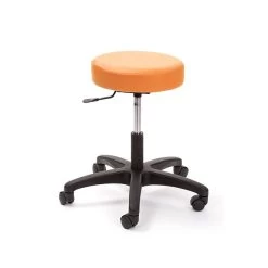 Brandt Econobuoy 13421 14" Pneumatic Stool Without Backrest, Tangerine