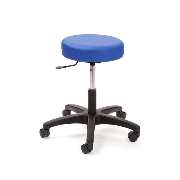 Brandt Econobuoy 13421 14" Pneumatic Stool Without Backrest, Space Blue