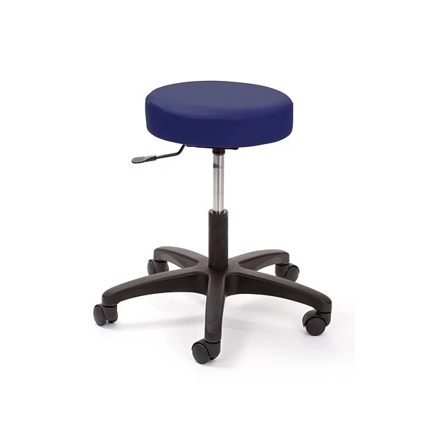 Brandt Econobuoy 13421 14" Pneumatic Stool Without Backrest, Slate Blue