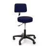 Brandt Econobuoy 13422 14" Pneumatic Stool With Backrest, Navy