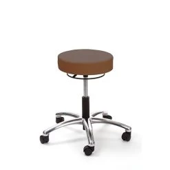 Brandt Airbuoy 17421RR 14" Pneumatic Stool With Ring Release, Chestnut Brown