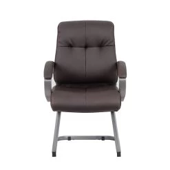 Boss Double Plush Executive Guest Chair - Bomber Brown