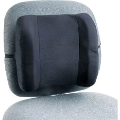 Safco® Remedease High Profile Backrest, Black, 12 1/2"H X 13"W X 4 1/2"D