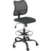 Safco Vue Nylon Mesh Back Fabric Computer And Desk Chair, Black (3395BL)