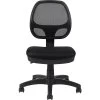 Offices To Go Armless Mesh Task Chair, Black (OTG11642B)