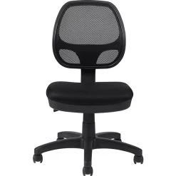Offices To Go Armless Mesh Task Chair, Black (OTG11642B)
