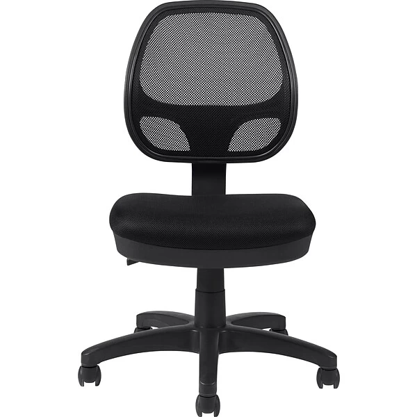 Offices To Go Armless Mesh Task Chair, Black (OTG11642B)