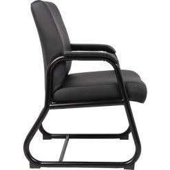 Boss Office Products Padded Guest Chair, Black (B709)