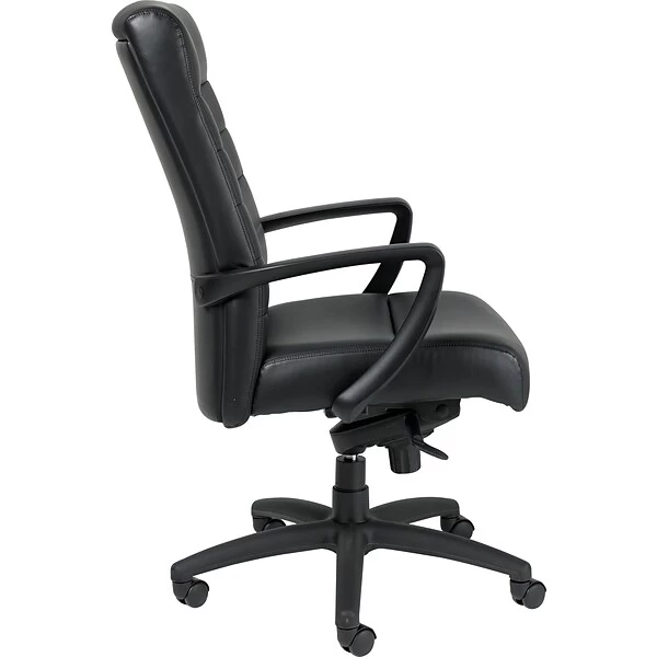 Raynor Eurotech Manchester Leather Executive Chair, Black - Image 4