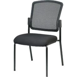 Raynor Eurotech Mesh/Fabric Dakota 2 Guest Chair, Black, 2/Carton