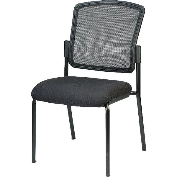 Raynor Eurotech Mesh/Fabric Dakota 2 Guest Chair, Black, 2/Carton