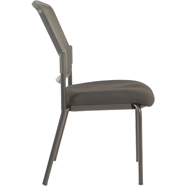 Raynor Eurotech Mesh/Fabric Dakota 2 Guest Chair, Black, 2/Carton - Image 3