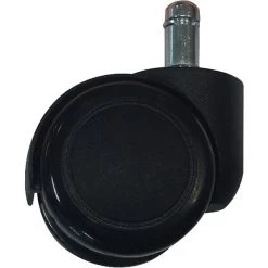 Global Offices To Go® Rubber Soft Caster, Black (OTG10700)
