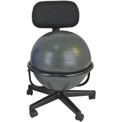 CanDo® 18" Ball Metal Chair With No Arms