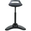 Alera® Sit To Stand Perch Stool, Black With Black Base