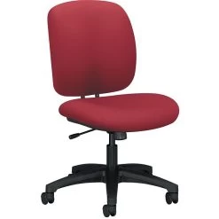 HON ComforTask Fabric Center-Tilt Work/Task Chair, Marsala, Armless (HON5902CU63T)