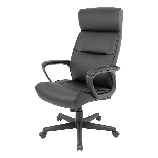 Quill Brand® Rutherford Luxura Manager Chair, Black (45608) - Image 3
