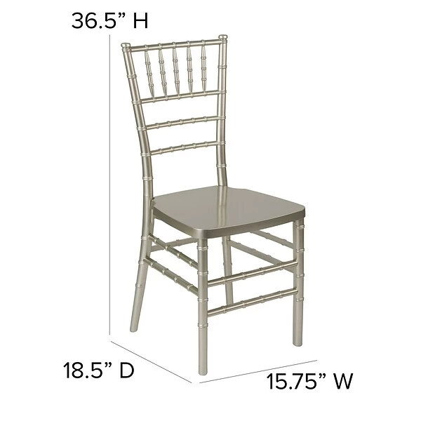 Flash Furniture HERCULES Series Resin Chiavari Chair (LECHAMP) - Image 4