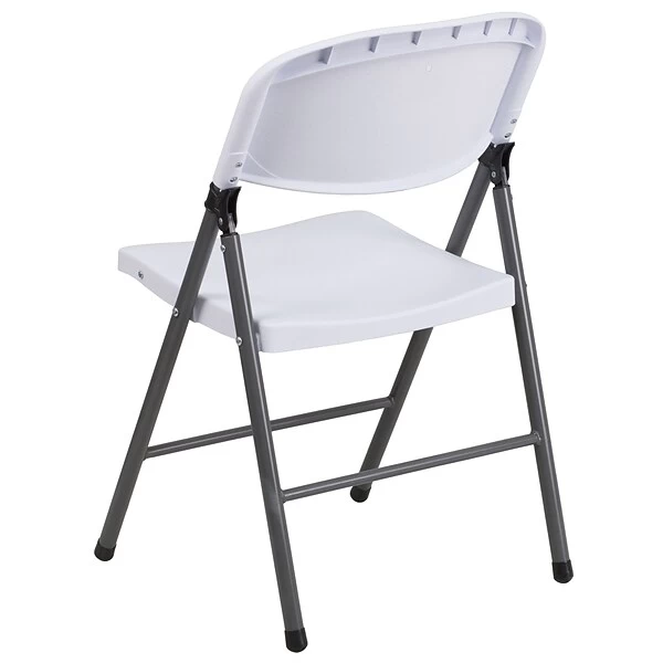 Flash Furniture HERCULES Series Plastic Folding Chair, White (2DADYCD50WH) - Image 7