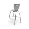 MooreCo Hierarchy Polypropylene Kids Stool, Cool Gray (53221GreyNACH)