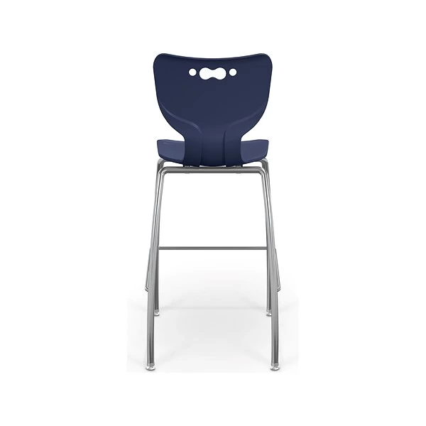 MooreCo Hierarchy Polypropylene Kids Stool, Navy (53221NvyNACH) - Image 2