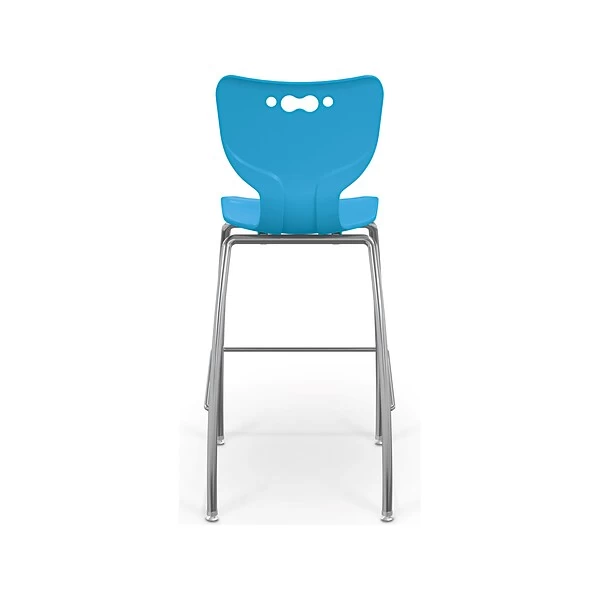 MooreCo Hierarchy Polypropylene Kids Stool, Blue (53221BlueNACH) - Image 2
