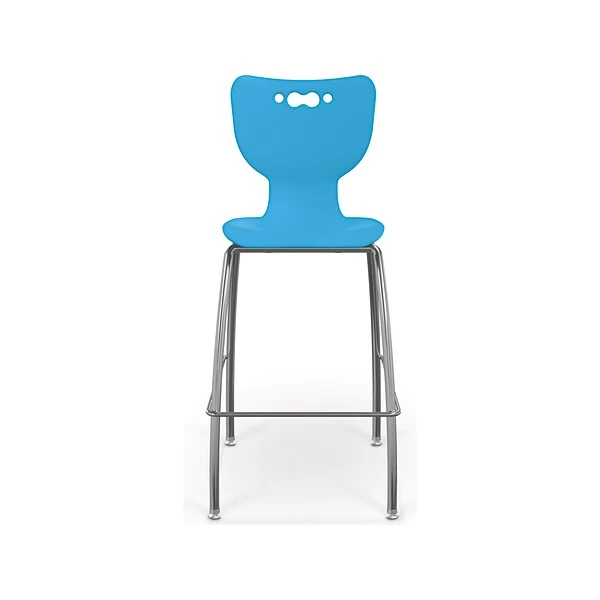 MooreCo Hierarchy Polypropylene Kids Stool, Blue (53221BlueNACH) - Image 3