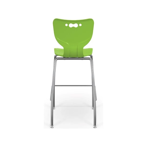 MooreCo Hierarchy Polypropylene Kids Stool, Green (53221GrnNACH) - Image 2