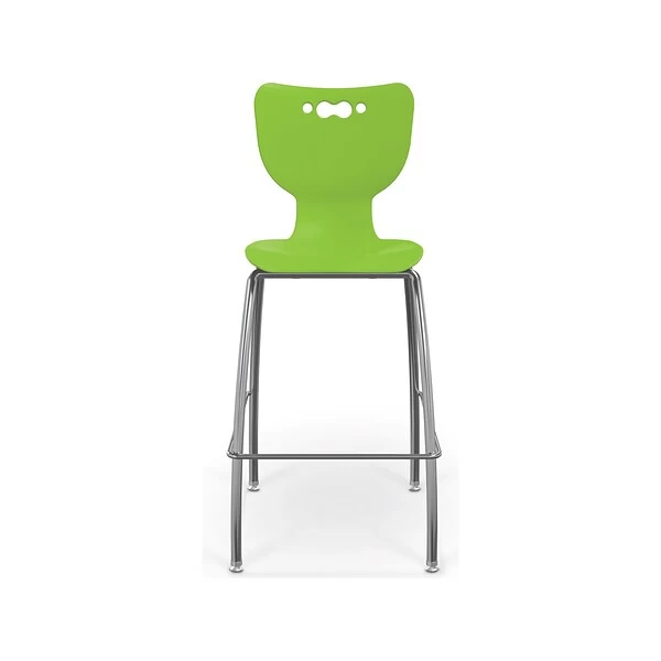 MooreCo Hierarchy Polypropylene Kids Stool, Green (53221GrnNACH) - Image 3