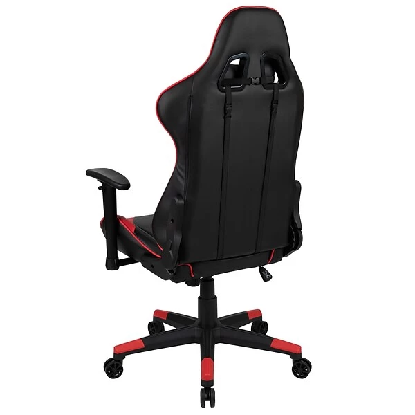 Flash Furniture X20 Ergonomic LeatherSoft Swivel Reclining Gaming Chair, Red (CH1872301RED) - Image 6