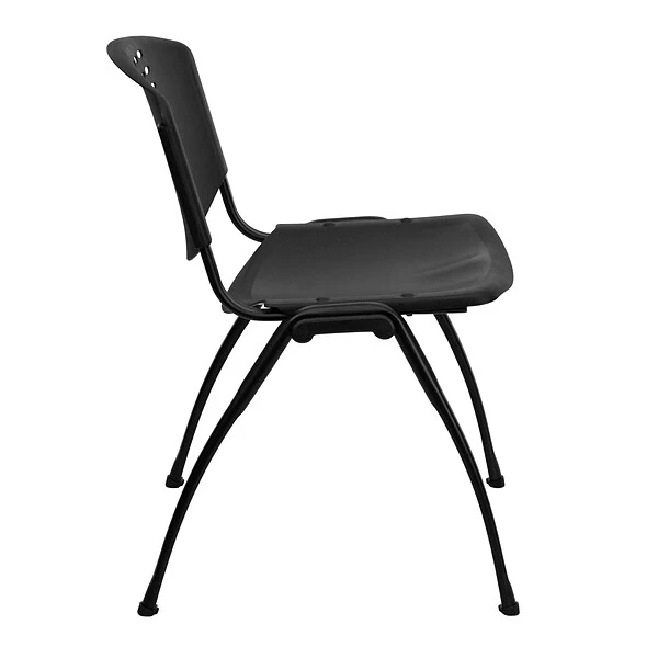 Flash Furniture HERCULES Plastic Office Chair, Black (RUT-NF01A-BK-GG) - Image 8