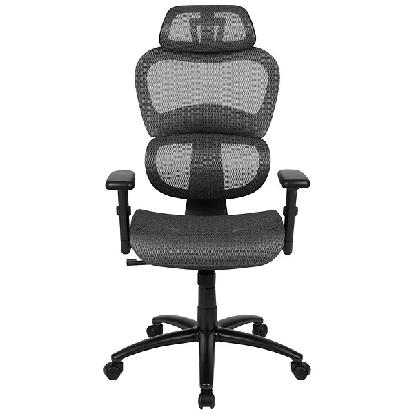 Flash Furniture LO Ergonomic Mesh Swivel Office Chair, Gray (HLC1388F1KGY) - Image 8