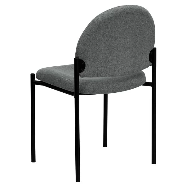Flash Furniture Fabric Stackable Steel Side Chairs (BT5151GY) - Image 6