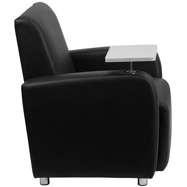 Flash Furniture Leather Guest Chair, Black (BT8217BK) - Image 8
