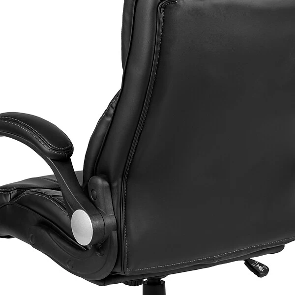 Flash Furniture Hansel LeatherSoft Swivel Executive Office Chair, Black (BT9896H) - Image 8