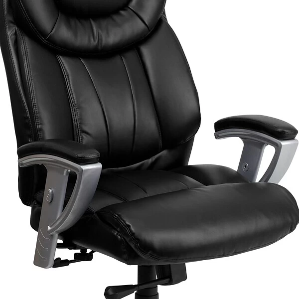 Flash Furniture HERCULES Series LeatherSoft Swivel Big & Tall Executive Office Chair, Black (GO1534BKLEA) - Image 7