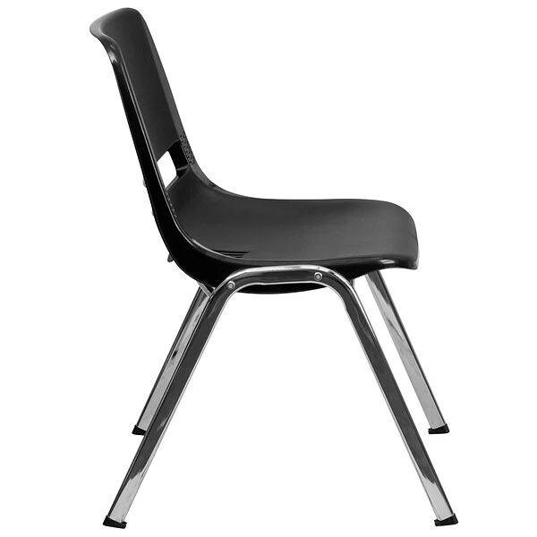 Flash Furniture HERCULES Plastic Student/School Chair, Black (RUT-18-BK-CHR-GG) - Image 8