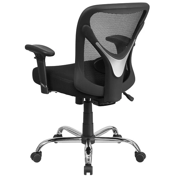 Flash Furniture HERCULES Series Ergonomic Mesh Swivel Big & Tall Office Chair, Black (GO2032) - Image 7
