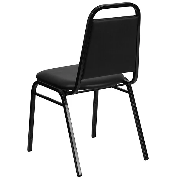 Flash Furniture Hercules Contemporary Metal Dining Chair, Black Frame (FDBHF2BKVYL) - Image 6
