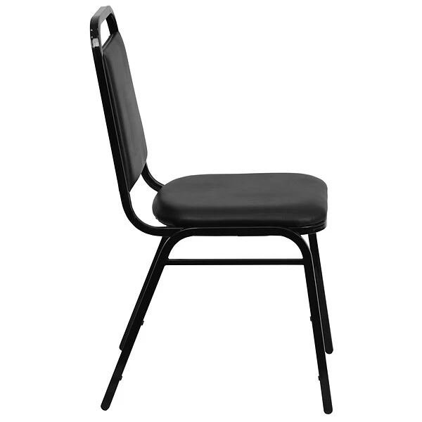 Flash Furniture Hercules Contemporary Metal Dining Chair, Black Frame (FDBHF2BKVYL) - Image 8