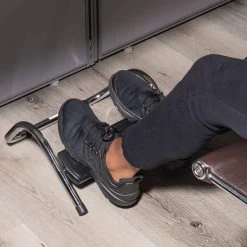 Mind Reader Harmony Collection Mind Reader Footrests, Black (FOUREST-BLK)