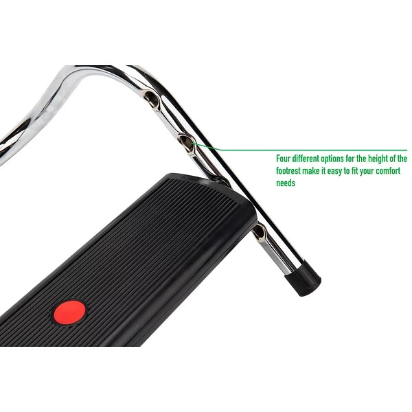 Mind Reader Harmony Collection Mind Reader Footrests, Black (FOUREST-BLK) - Image 5