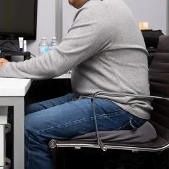 Mind Reader Harmony Collection Orthopedic Office Foam Cushions, Gray (ORTHOCUSH-GRY)