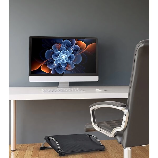 Mount-It! Tilt Adjustable Footrests, Black (MI-7803) - Image 5