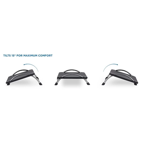 Mount-It! Tilt Adjustable Footrests, Black (MI-7803) - Image 7