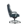 La-Z-Boy Alton Ergonomic Bonded Leather Swivel Executive Chair, Blue (60029-DS)