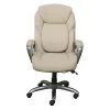 Serta Works My Fit Bonded Leather Executive Office Chair With Tailored Reach, Inspired Ivory (CHR200064)